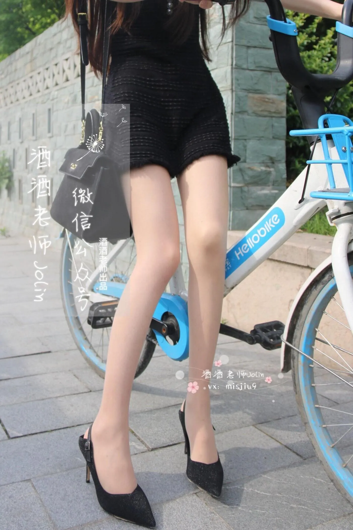 NO.006 酒酒老师 06《单车肉丝美足》 [78P]插图4